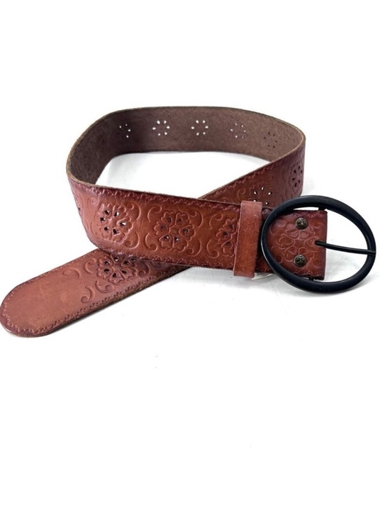 American Eagle Brown Tooled Leather Boho 2\